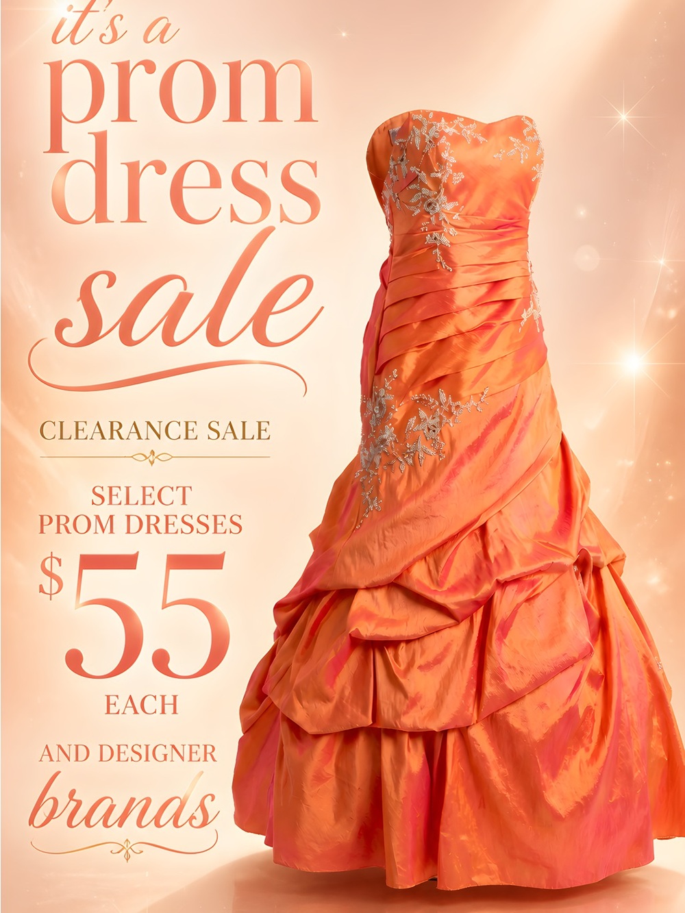Prom dress sale